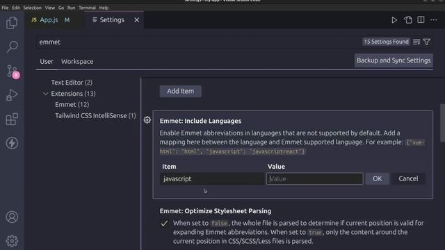 Fix emmet not working in react js in vs code | Enable Emmet support for JSX in Visual Studio Code смотреть онлайн