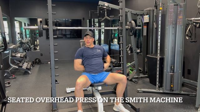 Seated Overhead Press on the Smith machine смотреть онлайн