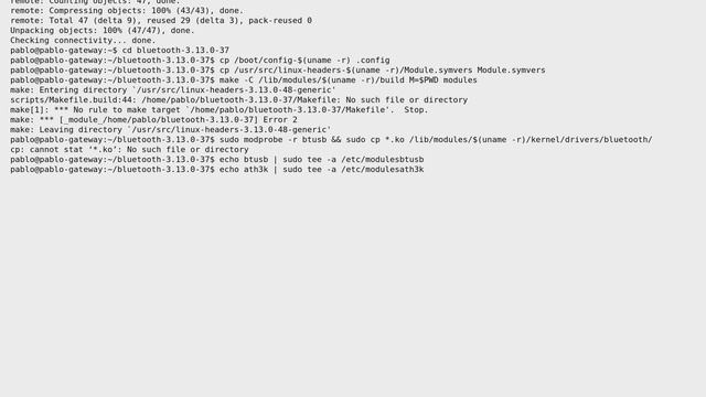 Ubuntu: Bluetooth won't detect devices 14.10 смотреть онлайн