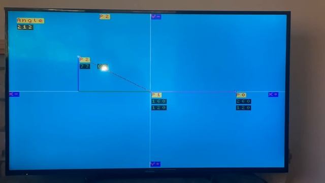 GPGUI 1 - 2D Rotation matrix example program. смотреть онлайн
