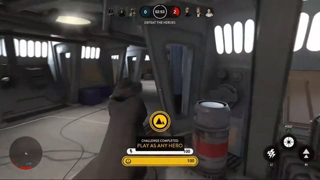 Star Wars Battlefront ORIGINAL glitch - How to get onto of the Imperial hanger! смотреть онлайн