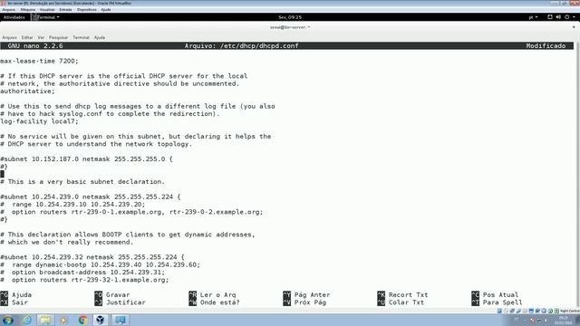 configuração de DHCP no linux debian 192.168.3.0/24 смотреть онлайн