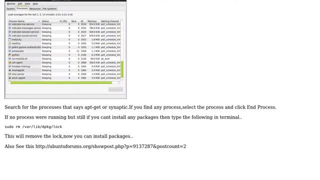 Ubuntu: Waiting for other software manager to quit (2 Solutions!!) смотреть онлайн