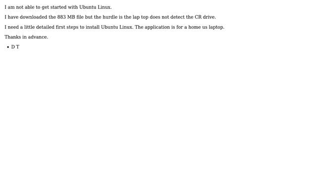 Ubuntu: Help request from first time linux user смотреть онлайн
