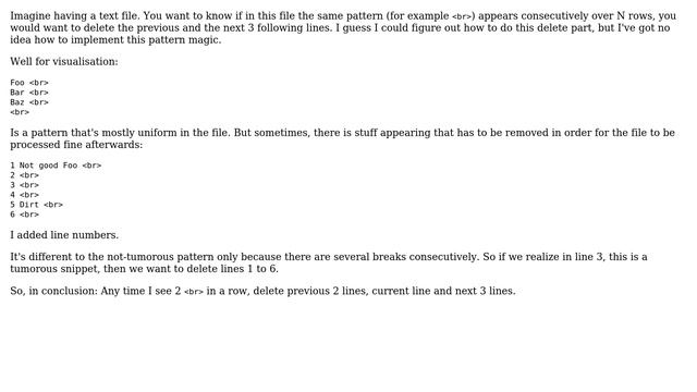 Unix & Linux: Sed/Awk: Trigger when same pattern appears over multiple lines? смотреть онлайн