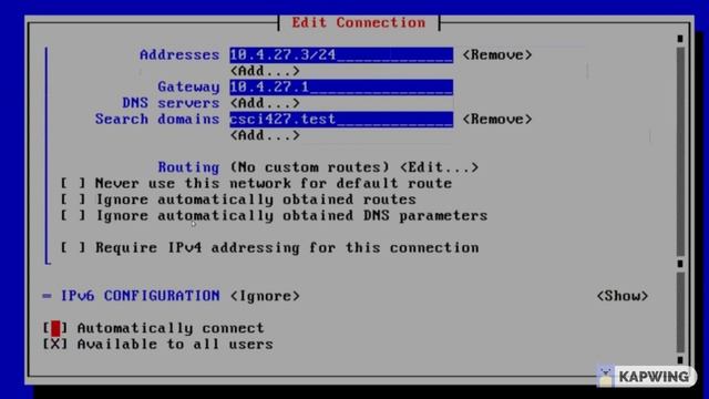 HOW TO BASIC SETTING IP STATIC ON CENTOS 7 - USING NMTUI Command смотреть онлайн