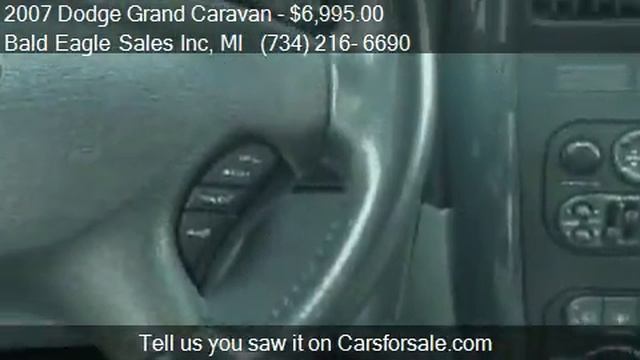 2007 Dodge Grand Caravan SXT for sale in Metamora, MI 48455 смотреть онлайн