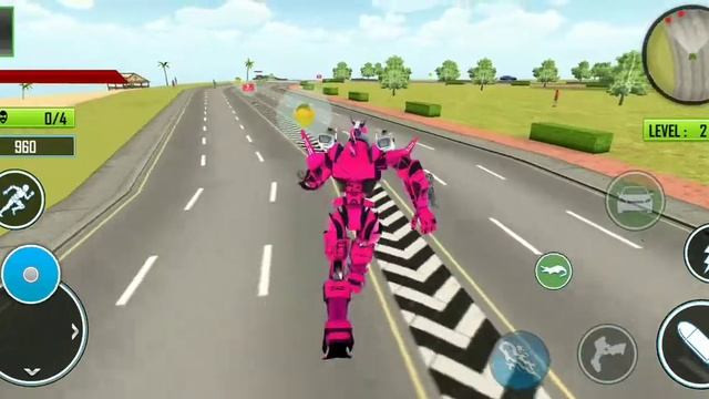 Real Robot crocodile simulator/robot transform (gt Action games Android) gameplay 2021 смотреть онлайн