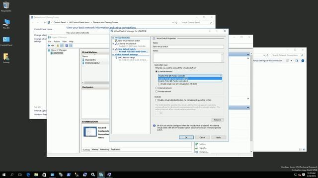 Windows 2016 Hyper-V - Relationship Between VM IP Address, Virtual Switch and Network Cards смотреть онлайн