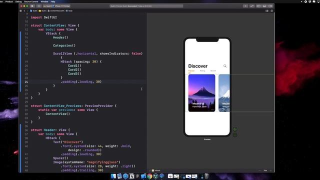 SwiftUI Challenge 07: Replicating a Random Dribbble Design - Sushi App in SwiftUI смотреть онлайн