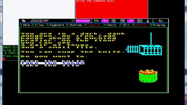Danger Mouse In The Black Forest Chateau - Sinclair QL - emulador QPC II 4.02 ZeXcel 0.33 смотреть онлайн