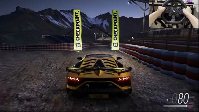 Lamborghini Aventador SVJ - Forza Horizon 5 | Logitech g923 gameplay смотреть онлайн