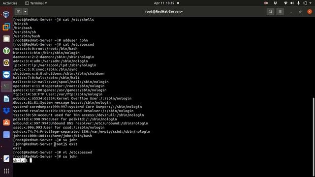 Linux Server - Disabling the Shell смотреть онлайн
