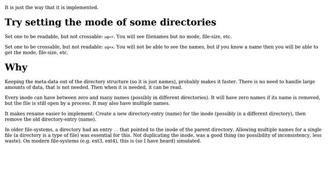 Unix & Linux: Why do we need inodes for files and directories? (2 Solutions!!) смотреть онлайн