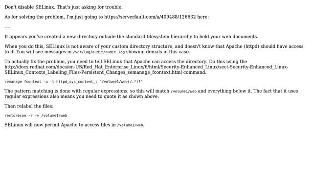 Disable SELinux in apache to stop warning (2 Solutions!!) смотреть онлайн