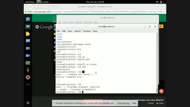 Sheridan Linux class Week #2 смотреть онлайн