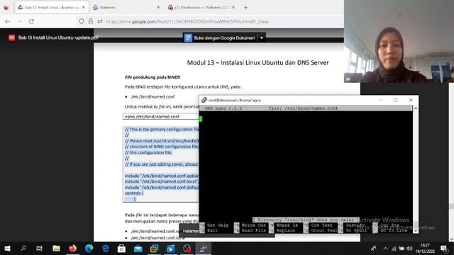 Installasi Linux Ubuntu dan DNS Server смотреть онлайн