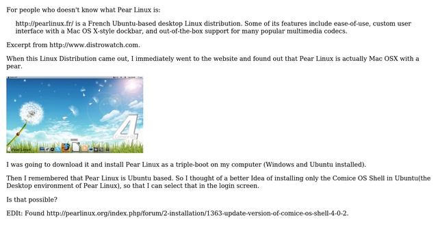 Ubuntu: How to install Pear Linux's shell in Ubuntu? смотреть онлайн