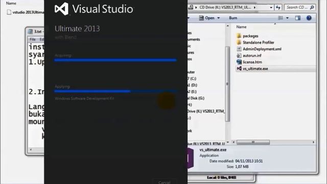 INSTALL VISUAL STUDIO 2013 DI WIN 7 смотреть онлайн