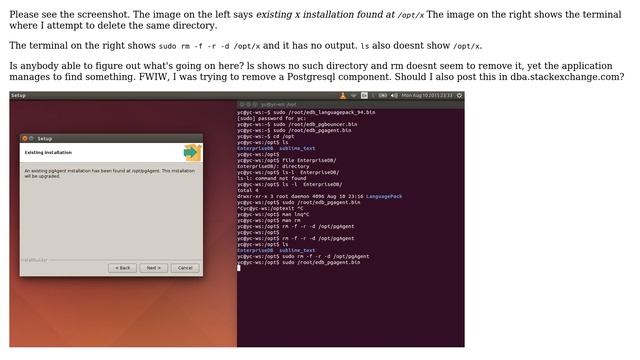 Unix & Linux: File/directory not being deleted? (2 Solutions!!) смотреть онлайн