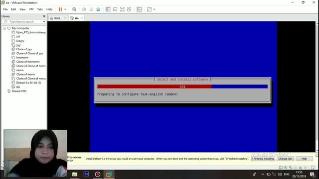 #1 instalasi Debian 9 смотреть онлайн