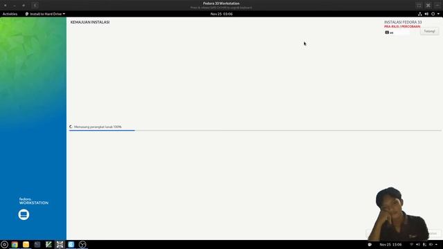 Tutorial Installasi Linux Fedora 33 di GnomeBox смотреть онлайн