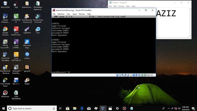 seting config asterisk di debian 9 смотреть онлайн