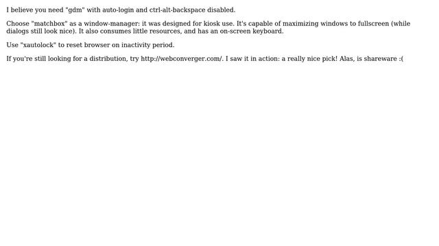 DevOps & SysAdmins: I'm looking for secure Linux kiosk software (5 Solutions!!) смотреть онлайн