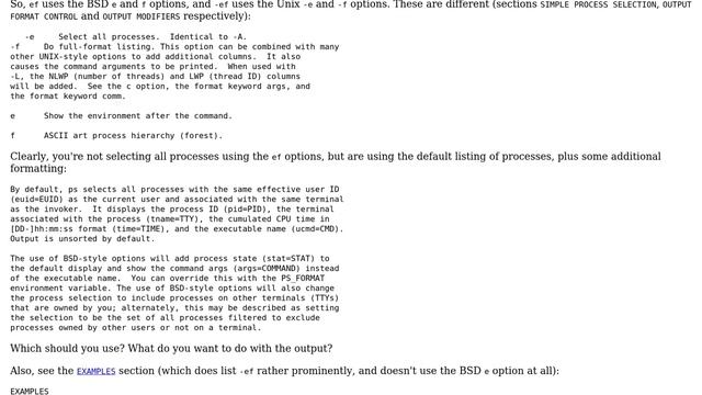 Ubuntu: Which to use of ps ef or ps -ef? (2 Solutions!!) смотреть онлайн