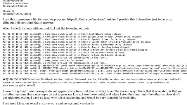 Unix & Linux: systemd timer unit starts several other services смотреть онлайн