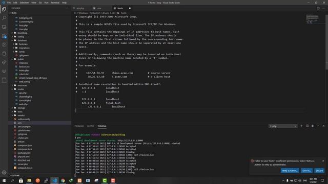 Laravel RESTful Api #06 - Bash Aliases & Virtual Hosts смотреть онлайн