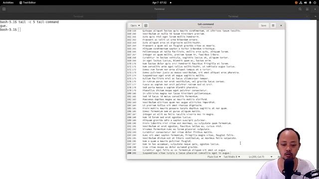 #12 - Basic Linux Command | with Fedora 35 Workstation | tail command смотреть онлайн