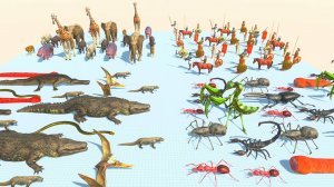 ЭТА БИТВА ЗАШКАЛИВАЕТ ЭПИЧНОСТЬЮ 🔥 Animal Revolt Battle Simulator