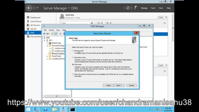 DNS configuration win Windows server 20012 R2 paert 2 смотреть онлайн