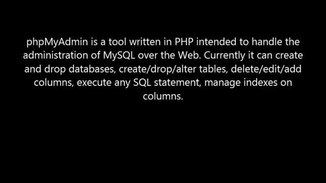 Download phpMyAdmin Here! MySQL смотреть онлайн