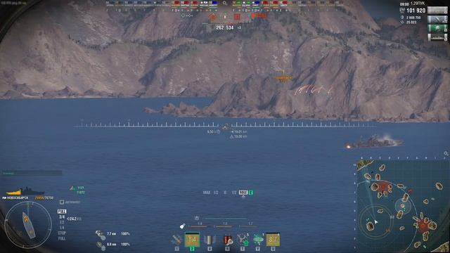 ⚓НОВОСИБИРСК СУПЕР КРЕЙСЕР СССР⚓ WORLD OF WARSHIPS! #worldofwarships #wows