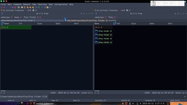 Double Commander - Tabs demo смотреть онлайн