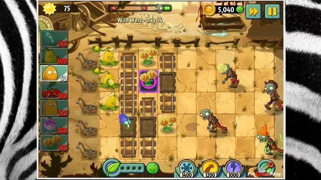 Plants vs. Zombies™ 2: Part-23 Wild West-Day 13,14 & 15 Gameplay for Android, iOS смотреть онлайн