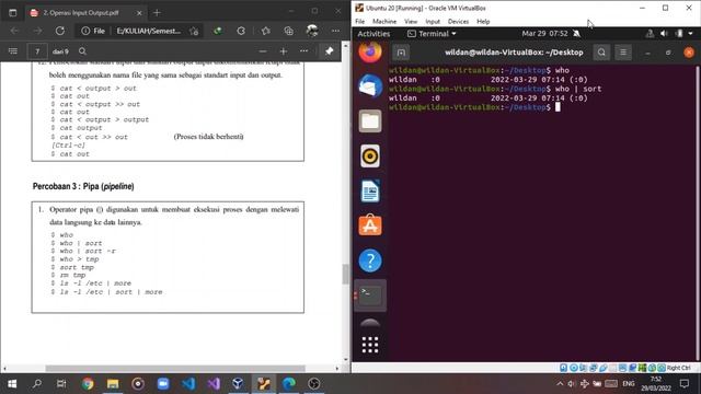 OPERASI INPUT OUTPUT PADA OS LINUX смотреть онлайн