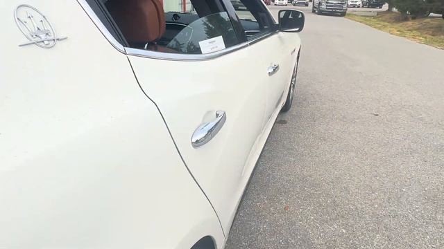 2016 Maserati Ghibli S Sedan White 3.0L V6