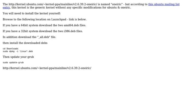 How to upgrade to a 2.6.39 kernel? (2 Solutions!!) смотреть онлайн