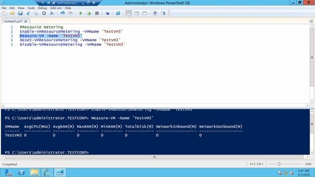 Resource metering for Hyper-V with Powershell on Windows Server 2012 смотреть онлайн