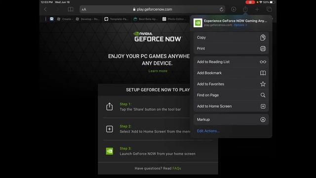 How to get GeForce Now on your iOS device!! смотреть онлайн