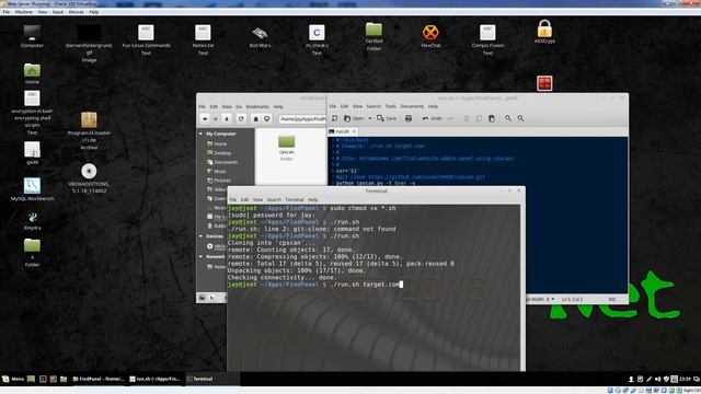 Find Control Panel Of A Website With Linux смотреть онлайн