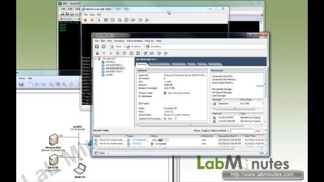 LabMinutes#SEC0010 - Cisco ACS 5.x (5.1 5.2 5.3) VMware Installation смотреть онлайн