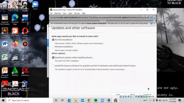 instalasi Ubuntu 20 di virtual box смотреть онлайн