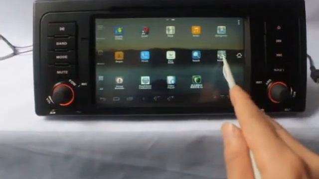 Custom car dvd with android4.0 For BMW E39/E53 смотреть онлайн