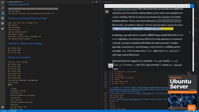 Linux Ubuntu 18.04 Managing package repositories Ch 5 section 7 смотреть онлайн