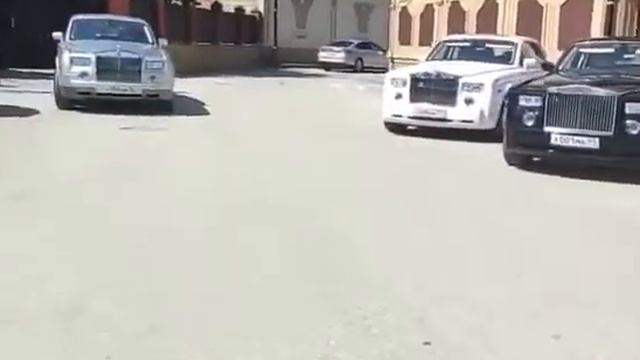 Кортеж из Роллс ройсы и гранта