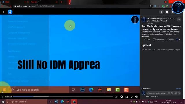 #Window 10 How to Download Facebook Video with IDM. смотреть онлайн